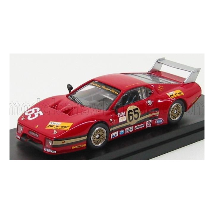 BEST MODEL FERRARI 512BB N 65 LM 3rd SERIE DAYTONA 1983 BAIRD - MEAD - PUMPRLLY - RED 1/43