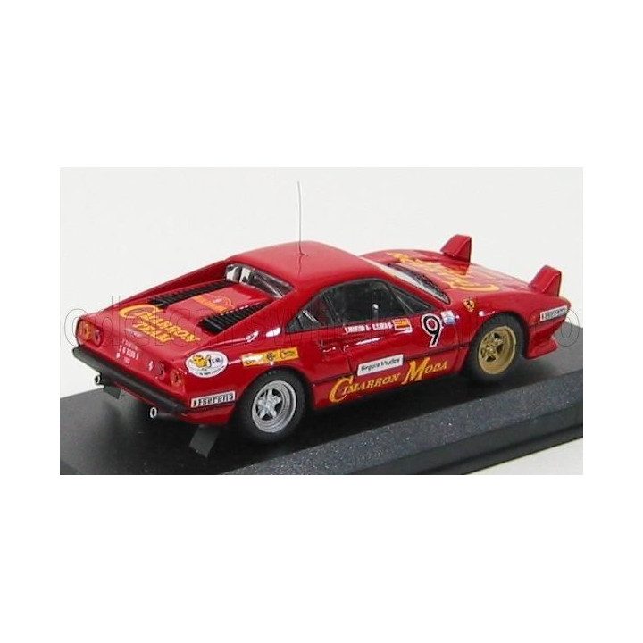 BEST MODEL FERRARI 308GTB N 9 RALLY CATALUNYA 1985 C.CABA - RED 1/43