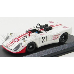BEST MODEL PORSCHE 908 FLUNDER N 21 MONZA 1971 BRAMBILLA - MATI - WIKY - WHITE 1/43