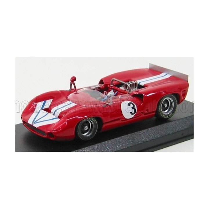 BEST MODEL LOLA T70 SPIDER N 3 BRIGDGEHAMPTON 1968 G.RALPH - RED 1/43