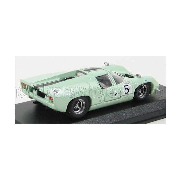 BEST MODEL LOLA T70 COUPE N 5 BRANDS HATCH 1967 M.DE UDY - LIGHT GREEN BLACK 1/43
