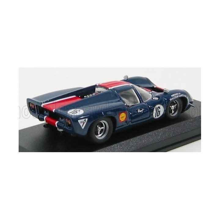 BEST MODEL LOLA T70 COUPE N 16 NORISRING 1969 B.MUIR - BLUE RED 1/43
