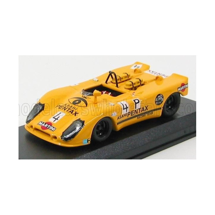 BEST MODEL PORSCHE 908/2 FLUNDER SPIDER N 4 NURBURGRING 1970 GRAGER - LEUZE - YELLOW 1/43