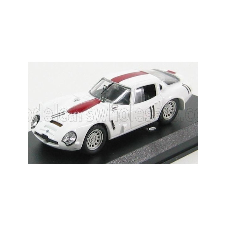 BEST MODEL ALFA ROMEO TZ2 N 11 WARWICK FARM 1968 M.BRUNNINGHAUSEN - WHITE RED 1/43