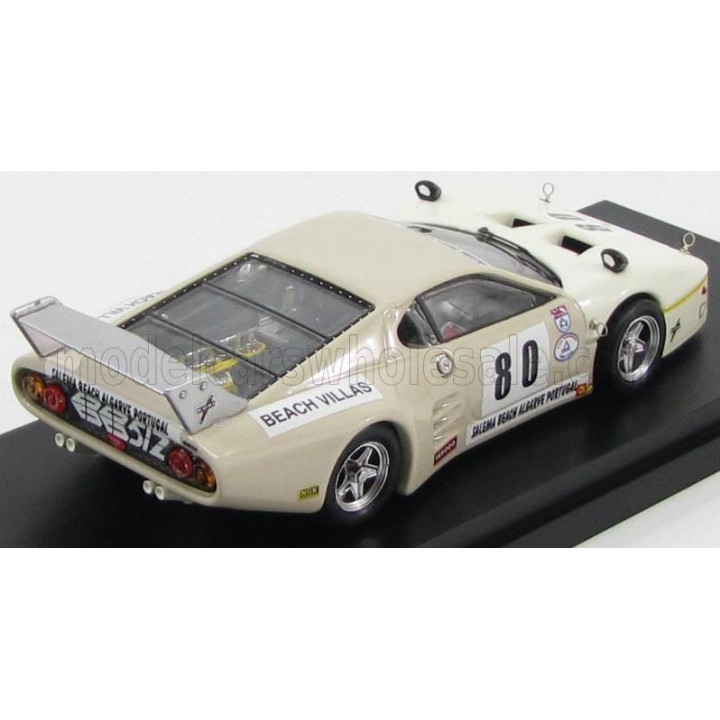BEST MODEL FERRARI 512BB N 80 SILVERSTONE 1982 PHILLIPS - EARLE - JONES - CREAM 1/43