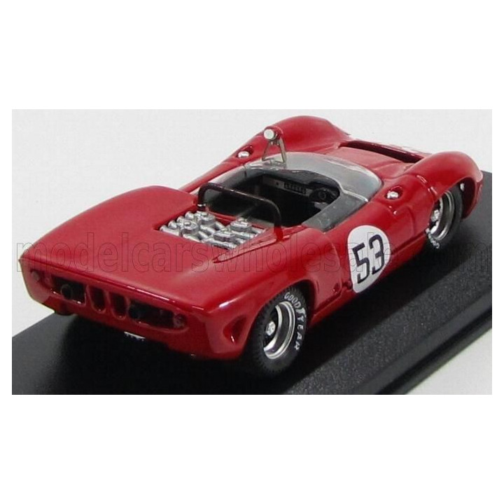 BEST MODEL LOLA T70 SPIDER N 53 LAGUNA SECA 1966 H.DIBLEY - RED 1/43
