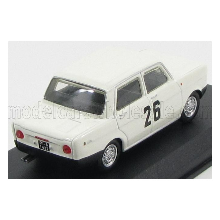 BEST MODEL SIMCA ABARTH N 26 WINNER RALLY COLLI DI PISTOIA 1967 L.POZZO - WHITE RED 1/43