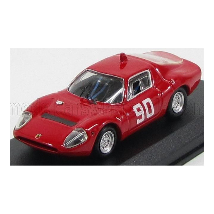 BEST MODEL ABARTH OT1300 MUGELLO N 90 MUGELLO 1967 NESTI - HEZEMANS - FURTMAYR - RED 1/43