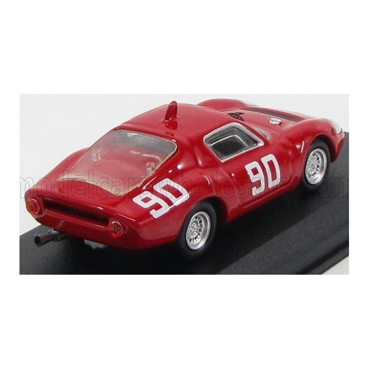 BEST MODEL ABARTH OT1300 MUGELLO N 90 MUGELLO 1967 NESTI - HEZEMANS - FURTMAYR - RED 1/43