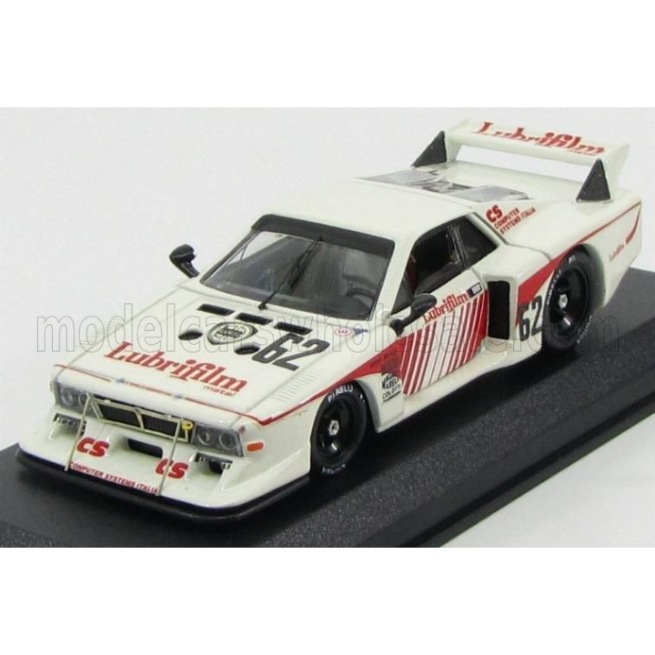 BEST MODEL LANCIA BETA MONTECARLO COUPE N 62 SILVERSTONE 1981 GABBIANI - SCHON - PIANTA - WHITE RED 1/43