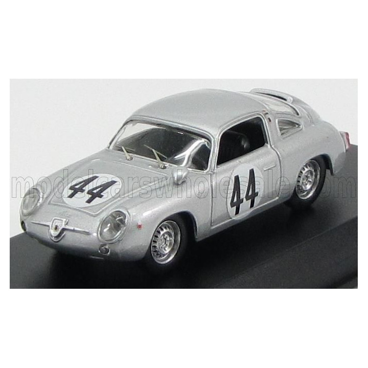BEST MODEL FIAT ABARTH 700 N 44 1000km PARIS 1961 J.VINATIER - SILVER 1/43