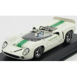 BEST MODEL LOLA T70 SPIDER N 1 WINNER MALLORY PARK 1966 D.HULME - WHITE 1/43