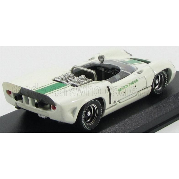 BEST MODEL LOLA T70 SPIDER N 1 WINNER MALLORY PARK 1966 D.HULME - WHITE 1/43