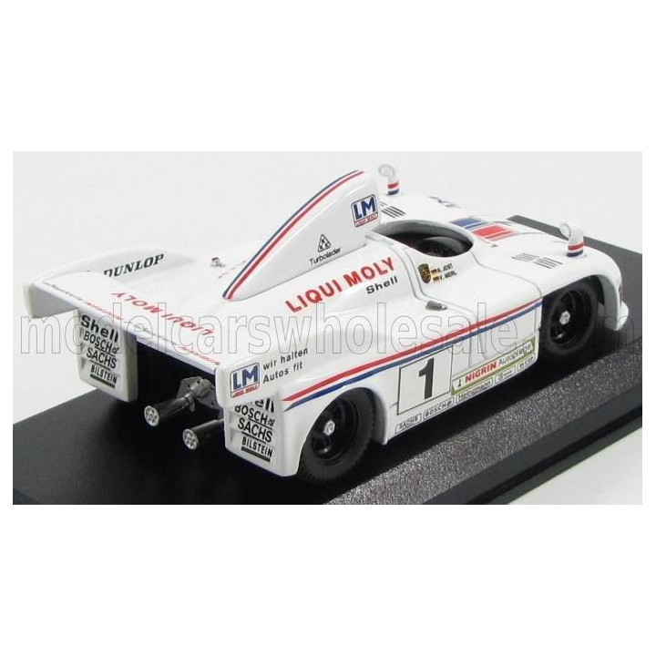 BEST MODEL PORSCHE 908/04 SPIDER N 1 WINNER BRANDS HATCH 1979 JOST - MERL - WHITE 1/43