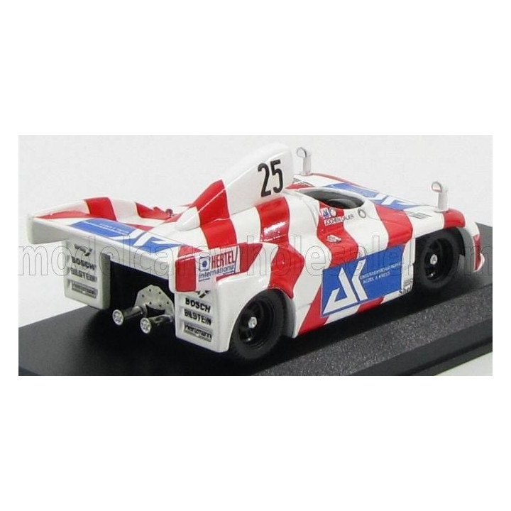 BEST MODEL PORSCHE 908/03 TURBO Gr.6 BRUNN RACING N 25 DRM NORISRING 1983 J.DAUER - WHITE RED BLUE 1/43
