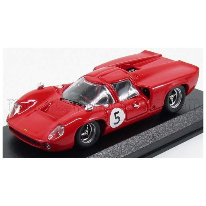 BEST MODEL LOLA T70 COUPE N 5 WINNER SWEDEN GP 1967 Y.ROSQVIST - RED 1/43