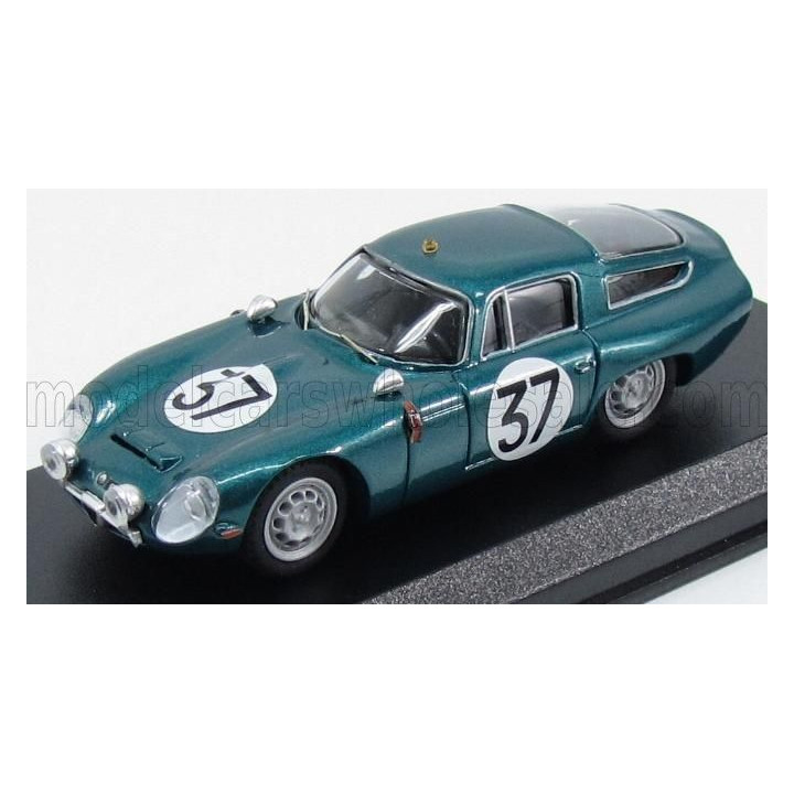 BEST MODEL ALFA ROMEO TZ1 N 37 TEST 24h LE MANS 1964 BUSSINELLO - BISCALDI - GREEN 1/43