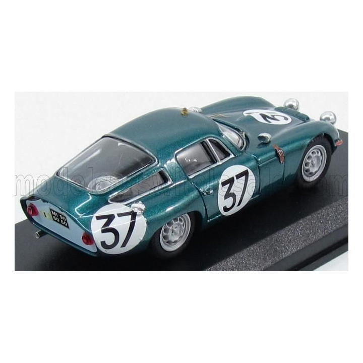 BEST MODEL ALFA ROMEO TZ1 N 37 TEST 24h LE MANS 1964 BUSSINELLO - BISCALDI - GREEN 1/43