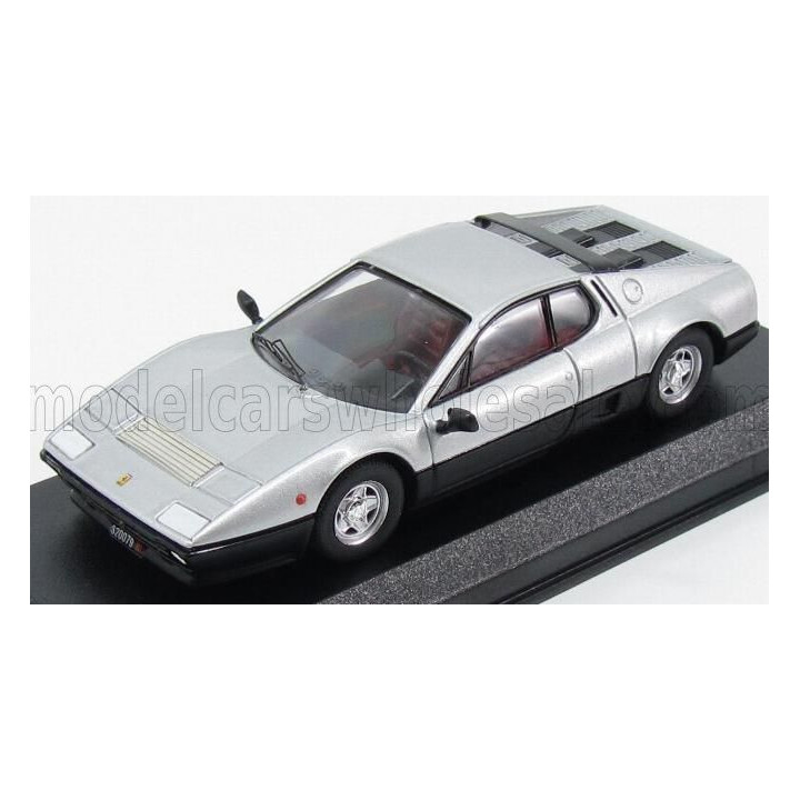 BEST MODEL FERRARI 512BB 1976 - SILVER BLACK 1/43