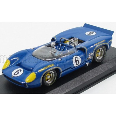 BEST MODEL LOLA T70 MKII SPIDER N 6 WINNER MOSPORT CAN-AM 1966 M.DONOHUE - BLUE 1/43