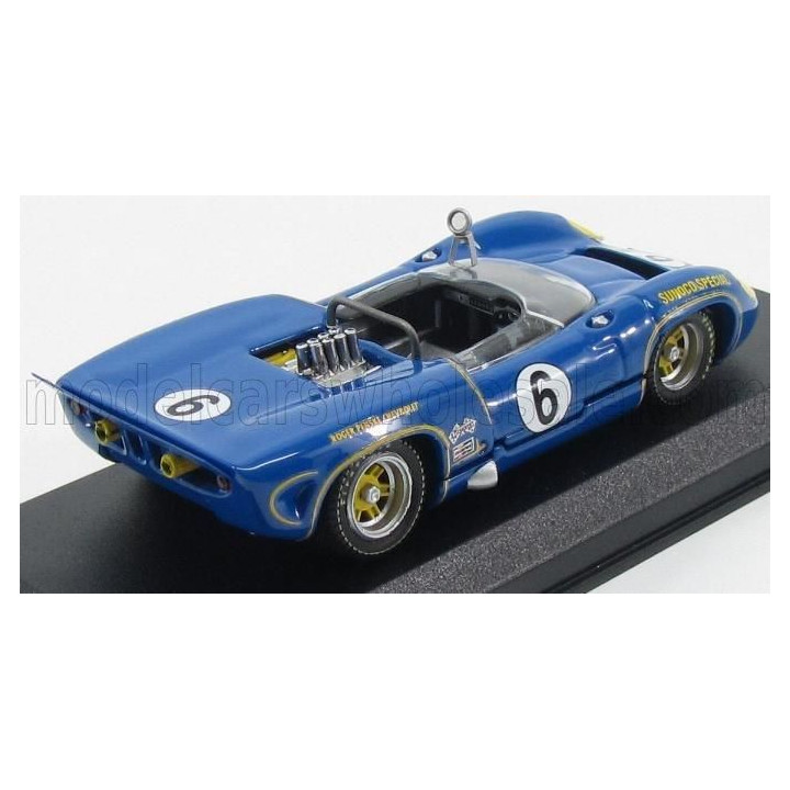 BEST MODEL LOLA T70 MKII SPIDER N 6 WINNER MOSPORT CAN-AM 1966 M.DONOHUE - BLUE 1/43