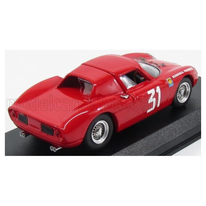 BEST MODEL FERRARI 250LM COUPE N 31 WINNER MONZA 1964 N.VACCARELLA - RED 1/43