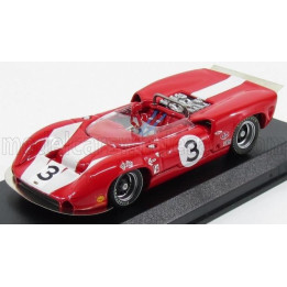BEST MODEL LOLA T70 MK2 SPIDER N 3 WINNER CAN-AM ST JOVITE 1966 J.SURTEES - RED 1/43