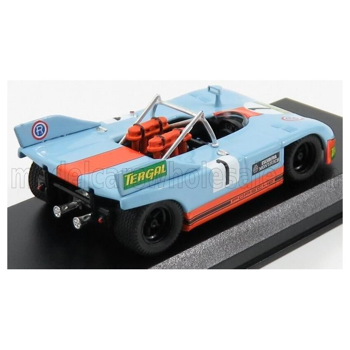 BEST MODEL PORSCHE 908/03 SPIDER N 1 1000km DE BARCELONA 1971J.FERNANDEZ - LIGHT BLUE 1/43