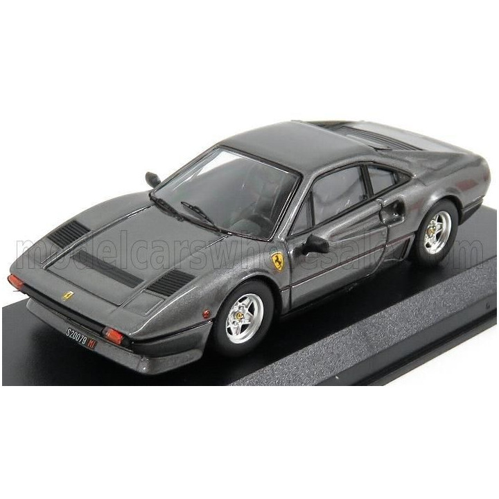 BEST MODEL FERRARI 208 GTB TURBO 1980 - GREY MET 1/43