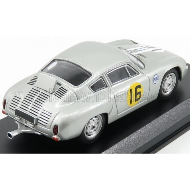 BEST MODEL PORSCHE 356B ABARTH N 16 WINNER 3h DAYTONA 1963 C.CASSEL - SILVER 1/43
