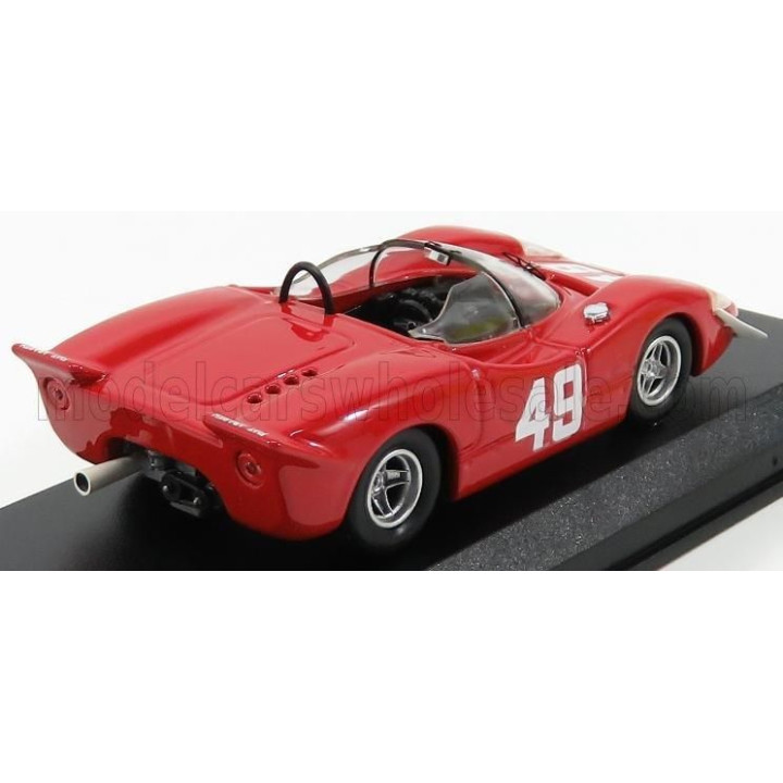 BEST MODEL ABARTH 2000 SE 2nd N 49 MONT VENTOUX 1969 A.MERZARIO - RED 1/43