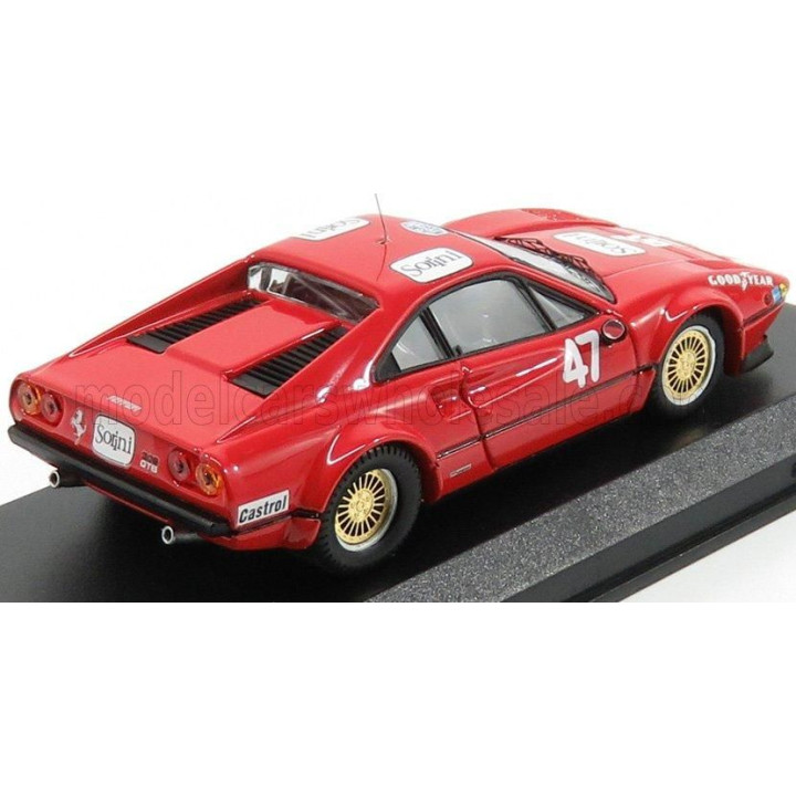 BEST MODEL FERRARI 308 GTB N 47 WINNER VALLELUNGA 1978 C.FACETTI - RED 1/43