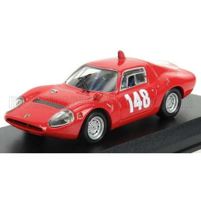 BEST MODEL FIAT 1300OT ABARTH N 148 SWISS MOUNTAIN GP 1967 TONIE HEZEMANS - RED 1/43