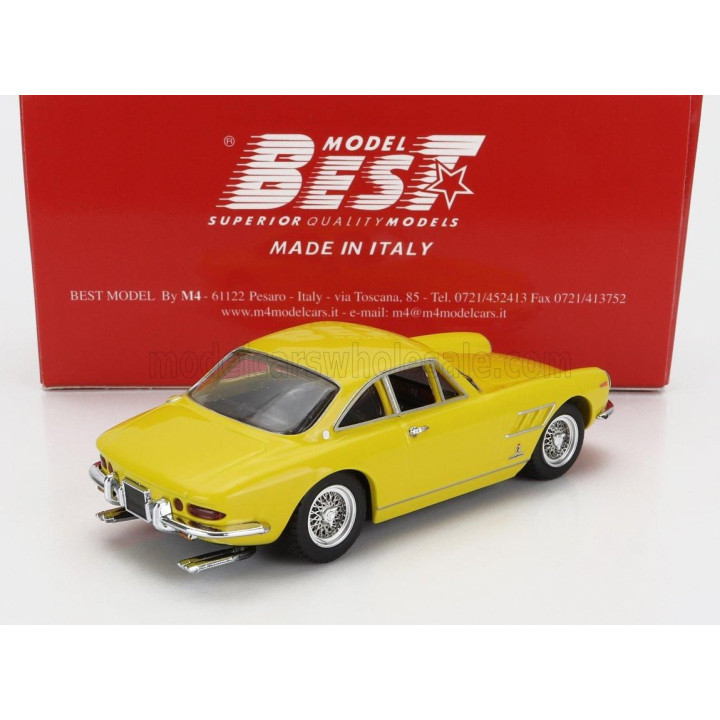 BEST MODEL FERRARI 330 GTC COUPE 1967 - SPOKED RIMS - CERCHIO A RAGGIO - YELLOW 1/43