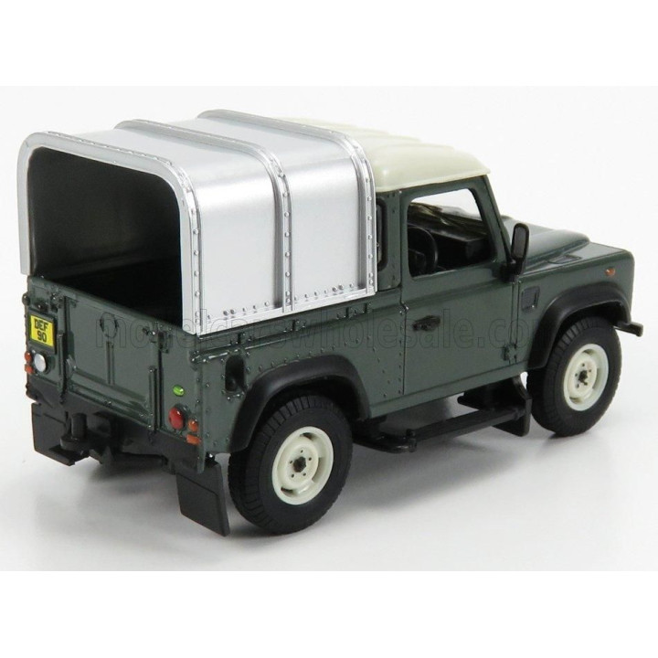 BRITAINS LAND ROVER LAND DEFENDER 90 PICK-UP CLOSED 1984 - GREEN SILVER 1/32
