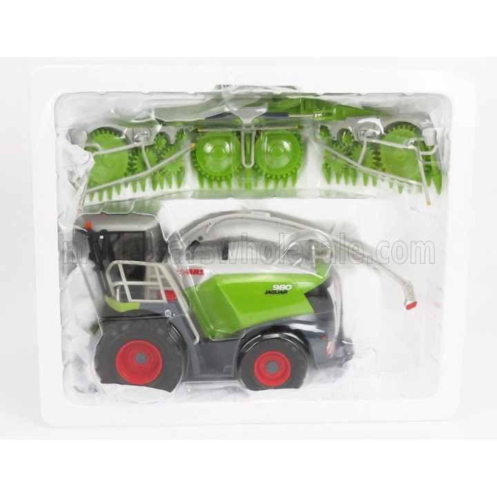BRITAINS CLAAS JAGUAR 900 TREBBIATRICE - HARVESTER 2001 - GREEN 1/32