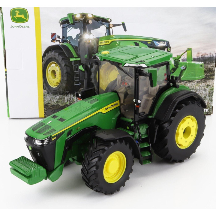 BRITAINS JOHN DEERE 8R 370 TRACTOR 2020 - GREEN YELLOW 1/32