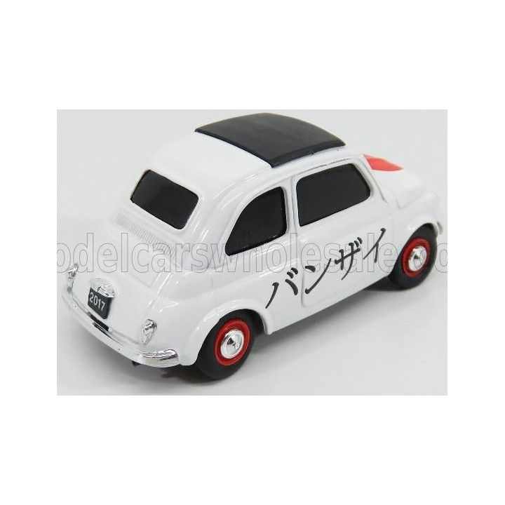BRUMM FIAT 500 BRUMS BANZAI 2017 - WHITE 1/43