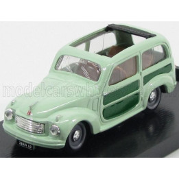 BRUMM FIAT 500C BELVEDERE OPEN 1951 - 2 TONE GREEN 1/43