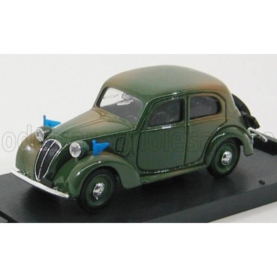 BRUMM FIAT 508C 1100  BERLINA FORZE ARMATE 1937-39 - MILITARY GREEN 1/43