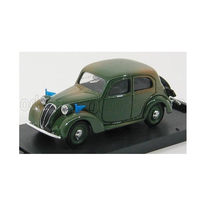 BRUMM FIAT 508C 1100  BERLINA FORZE ARMATE 1937-39 - MILITARY GREEN 1/43