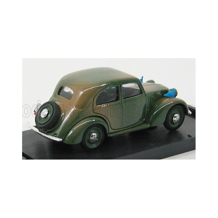 BRUMM FIAT 508C 1100  BERLINA FORZE ARMATE 1937-39 - MILITARY GREEN 1/43