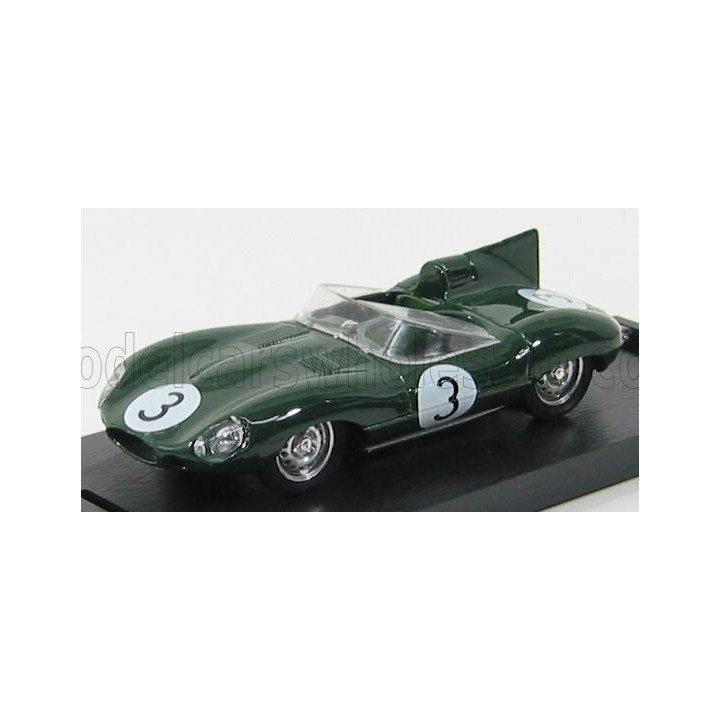 BRUMM JAGUAR D TYPE LE MANS N 3 1956 JACK FAIRMAN - GREEN 1/43