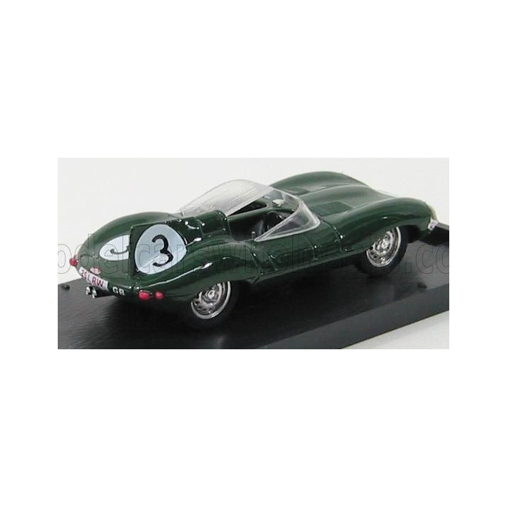 BRUMM JAGUAR D TYPE LE MANS N 3 1956 JACK FAIRMAN - GREEN 1/43