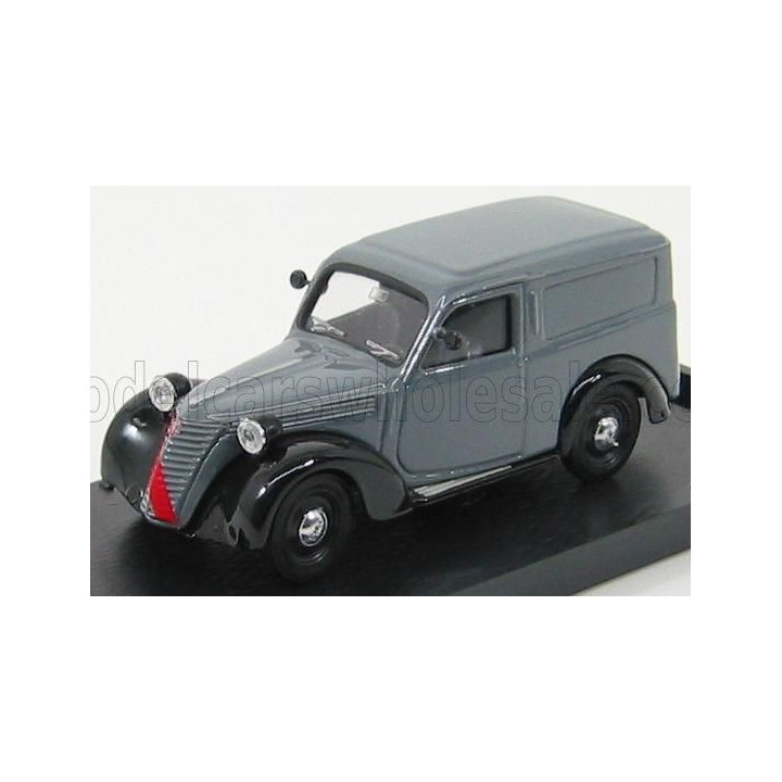 BRUMM FIAT 1100 E VAN 1949 - GREY BLACK 1/43