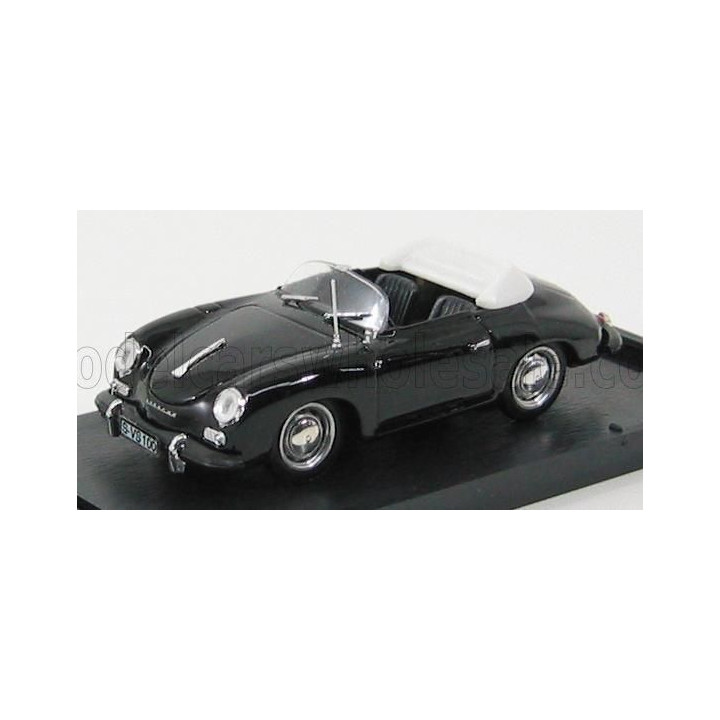 BRUMM PORSCHE 356C CABRIOLET 1952 - BLACK 1/43