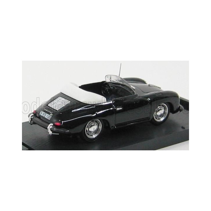 BRUMM PORSCHE 356C CABRIOLET 1952 - BLACK 1/43