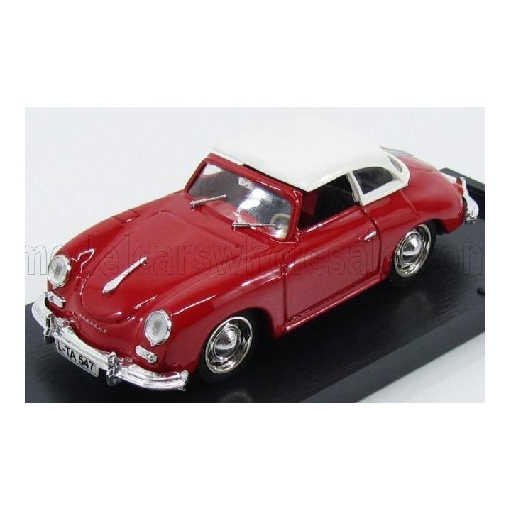 BRUMM PORSCHE 356 HARD TOP 1952 - RED WHITE 1/43
