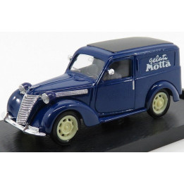 BRUMM FIAT 1100 E VAN GELATI MOTTA 1950 - BLUE 1/43