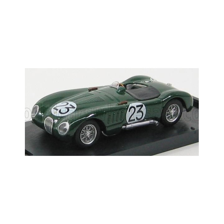 BRUMM JAGUAR C TYPE LE MANS 1951 JOHNSON-BIONDETTI - BRITISH RACING GREEN 1/43
